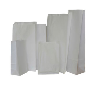 Sachet en papier écologique blanc
