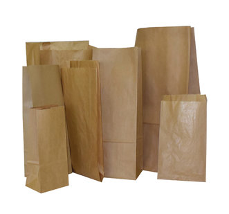 Sachet en papier écologique brun