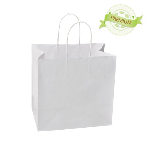 PREMIUM - sac blanc papier lisse
