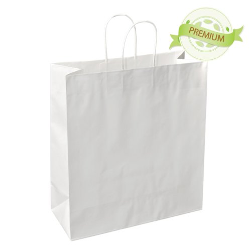 PREMIUM - sac blanc papier lisse