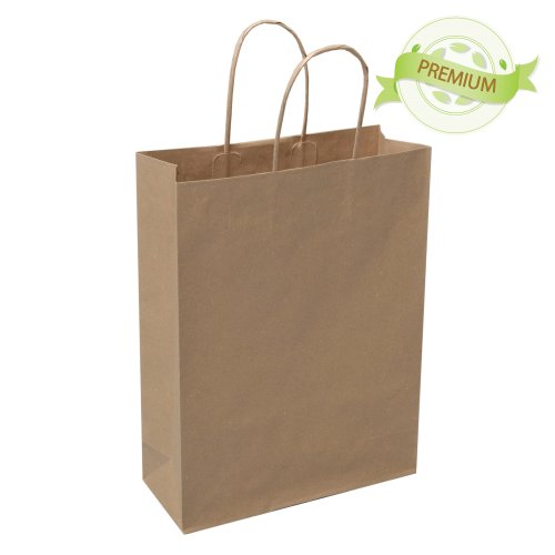PREMIUM - sac brun papier lisse