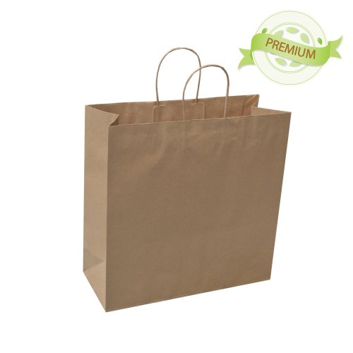 PREMIUM - sac brun papier lisse