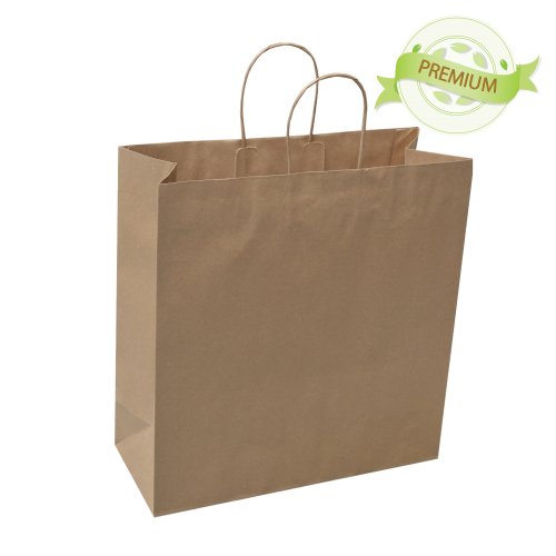 PREMIUM - sac brun papier lisse